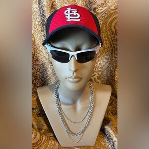 St. Louis Cardinal New Era Red and Black Cap